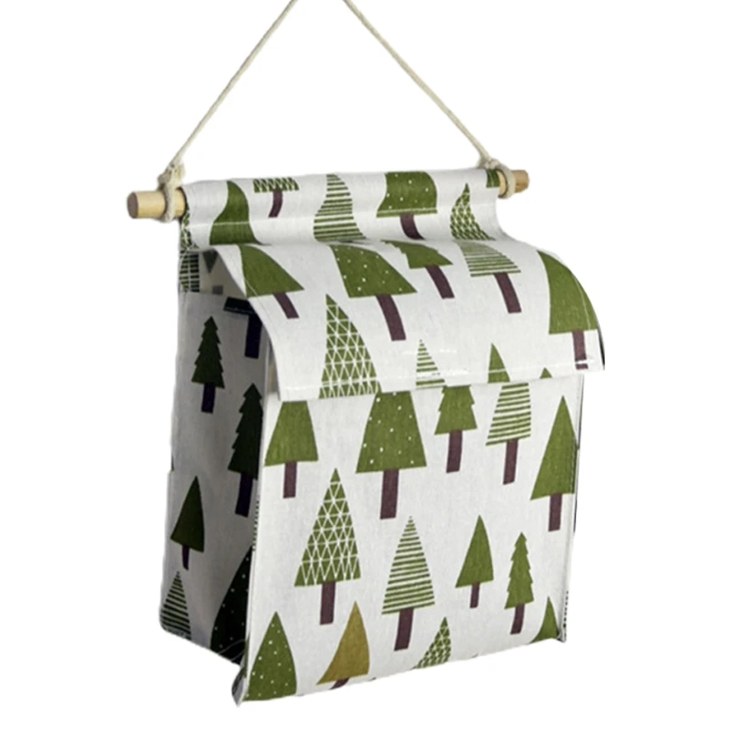 

H051 Home Kitchen Wall-Mounted Storage Bag Sturdy Clothing Closet Hanging Folding Sundries Organizer Storage Pocket Basket Box