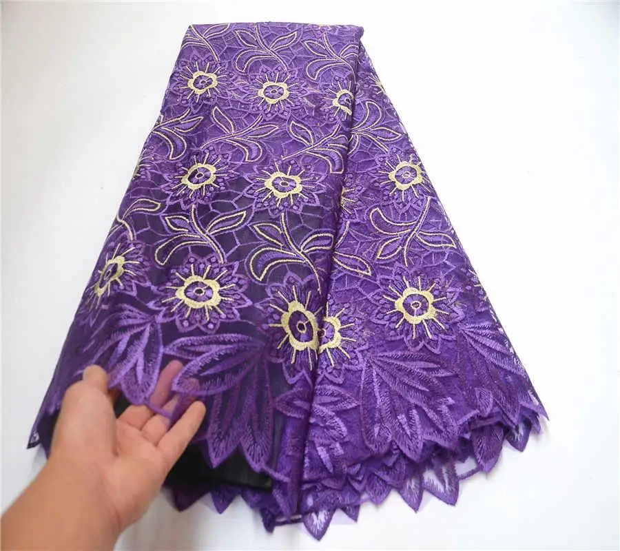 Новое поступление африканская кружевная ткань вышитые сетчатые кружева дешевая