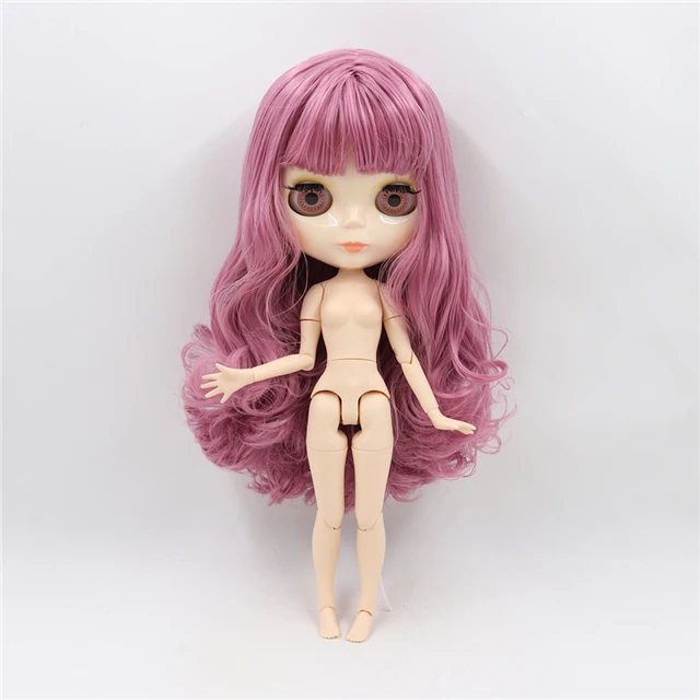 ICY factory шарнирная кукла blyth toy joint body белая кожа блестящее лицо 30 см 1/6 распродажа специальное предложение - Цвет: only nude doll
