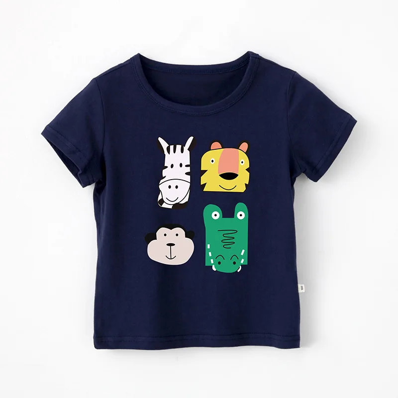 Футболка для маленьких мальчиков хлопковые топы девочек футболка с рисунком
