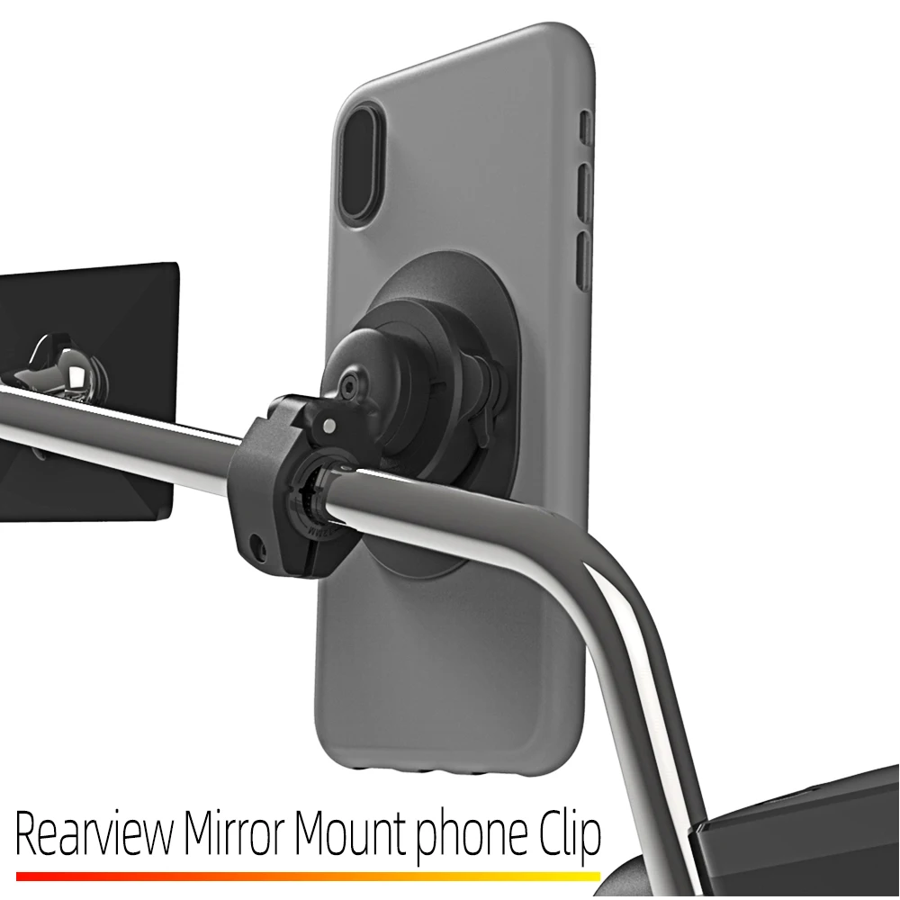 motorcycle bicycle rearview mirror mount phone holder 360 degree mobile phone stands rearview mirror gps navigation bracket free global shipping