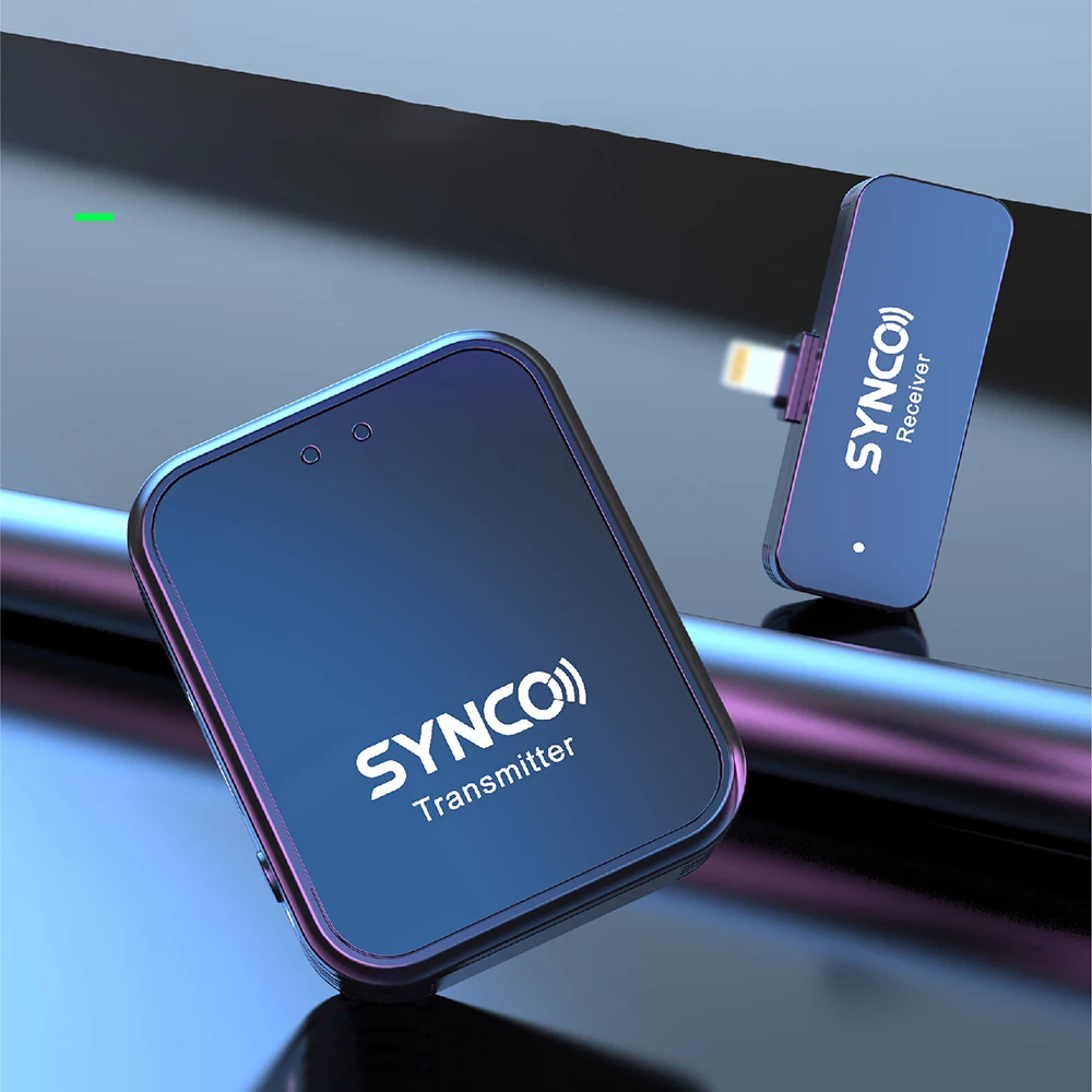 

Беспроводной петличный микрофон SYNCO G1L/G1T, магнитола для Iphone, смартфонов на Android, Type C, Lightning, микрофон для видеозаписи и прямой трансляции