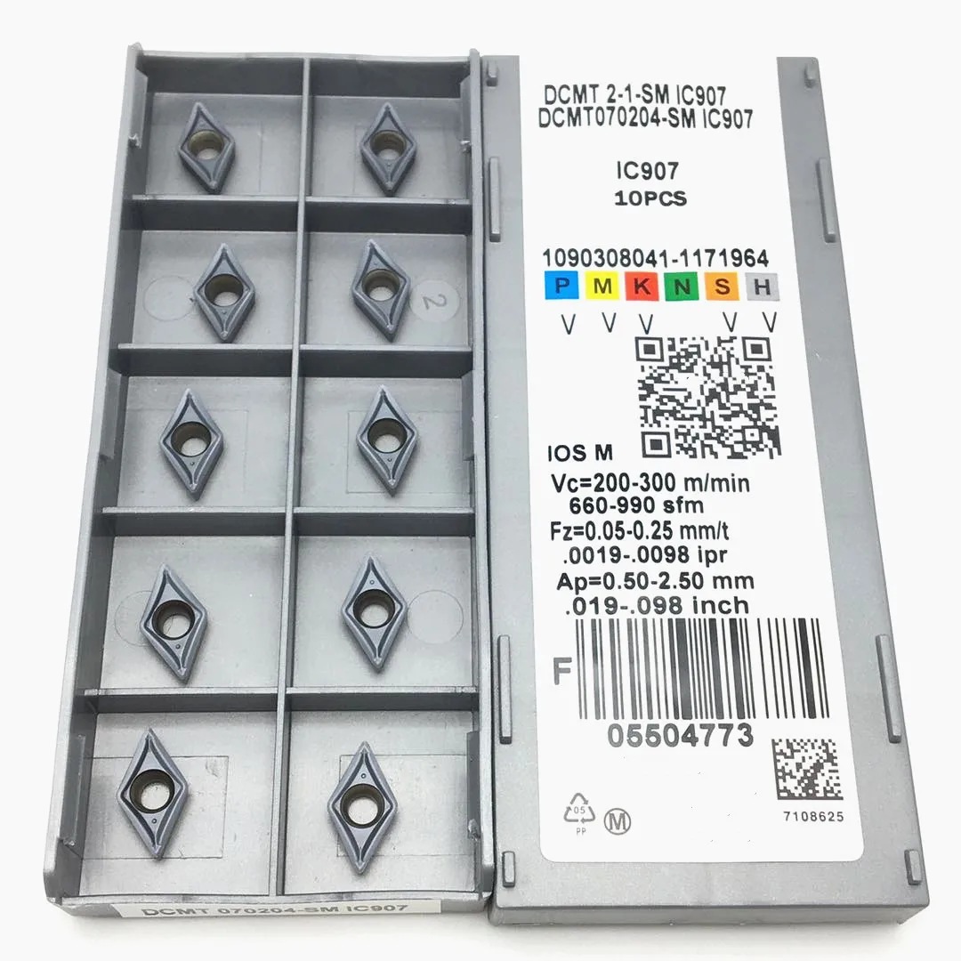 Рисунок 5 - Токарный инструмент DCMT070204 SM IC907 IC908