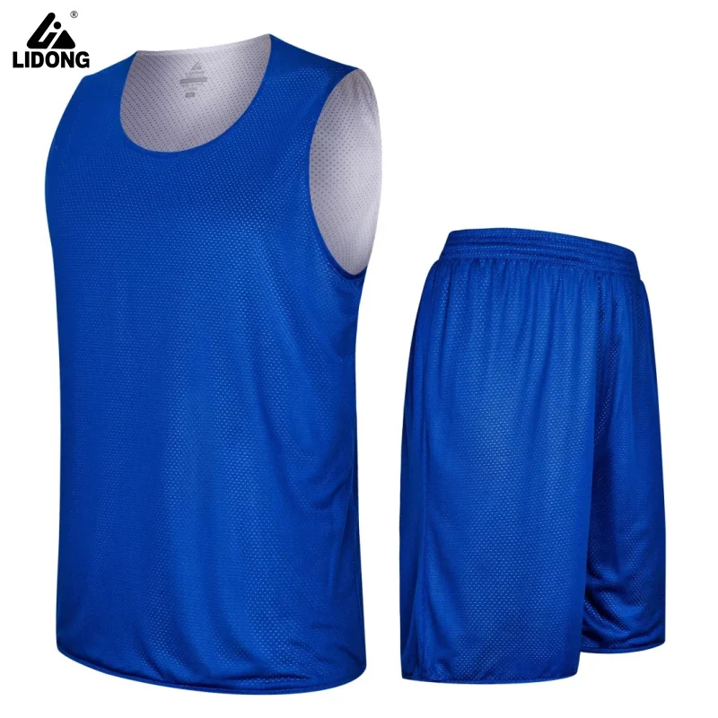 Мужская и женская спортивная форма двухсторонняя баскетбольная набор из джерси