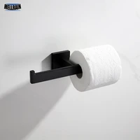 double paper holder stainless steel toilet rolled paper holder black bathroom hardware accessories