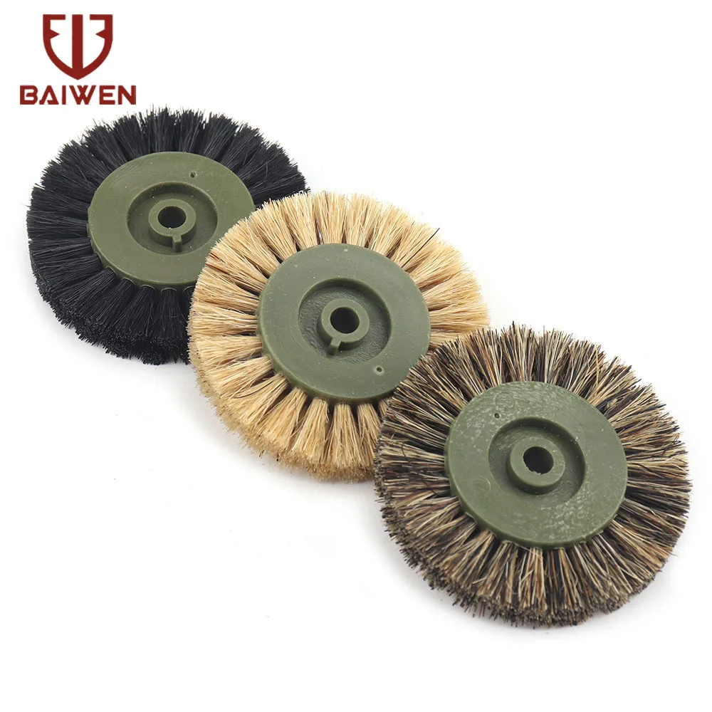 

1Pcs Bristle Filament Head Wheel Brush Woodworking Grinders Jade Stone Polishing Grinding Buffing Rotary Drill Abrasive Tools