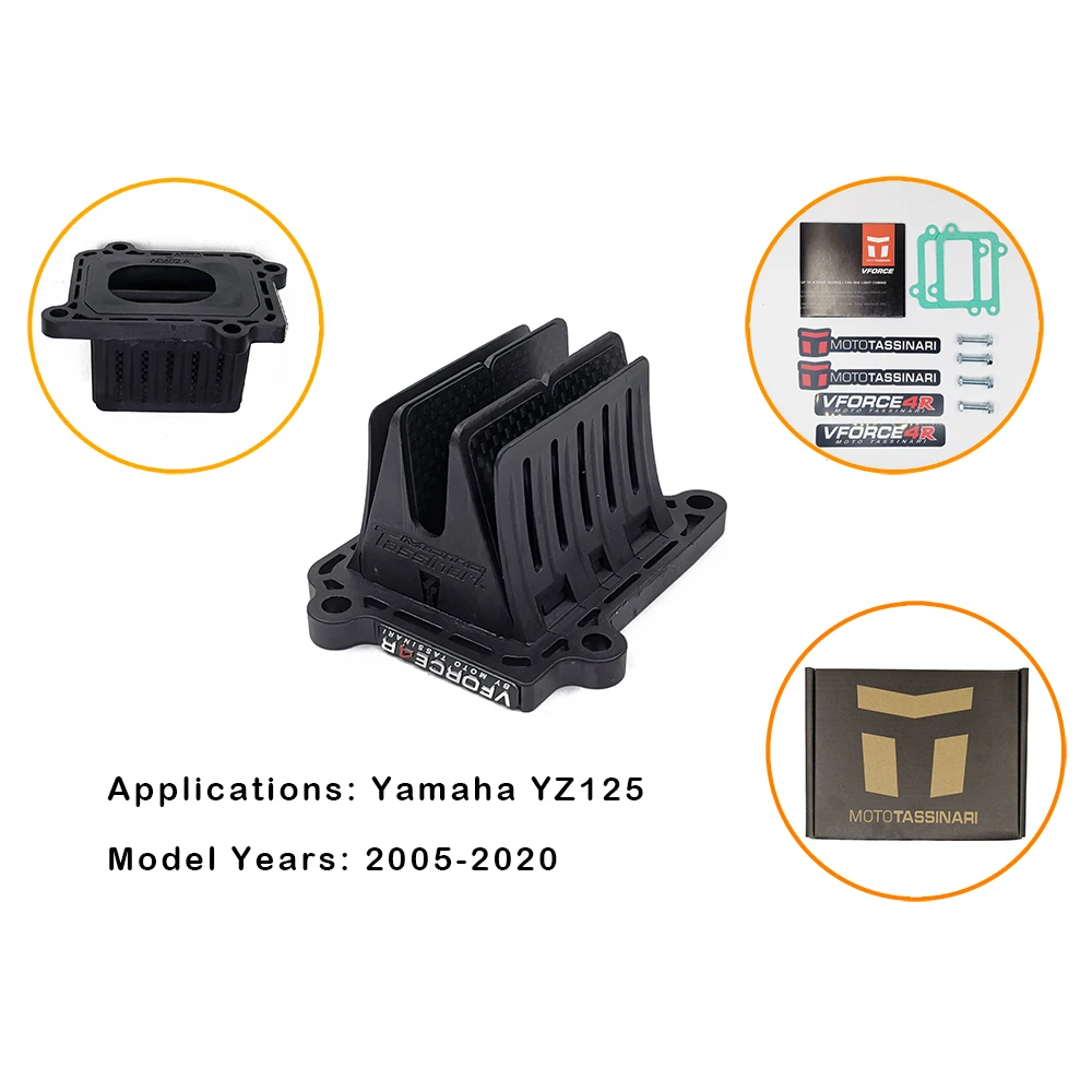 

YZ 125 V4R04 YZ125 V-Force 4R Reed Valve System for Yamaha 05-2021