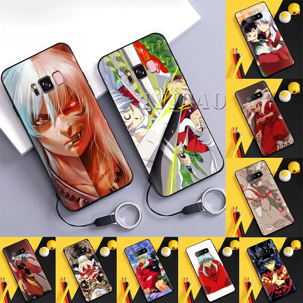 Inuyasha и Кагоме мягкий чехол для samsung A10 20 30 40 50 60 70 A20E 70s M10 M20 M30|Чехлы-накладки| |