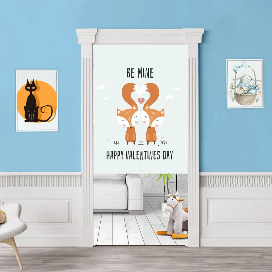 Digital printing Door Way Curtain Kitchen Scandinavian style minimalist design curtain Japanese kitchen | Дом и сад