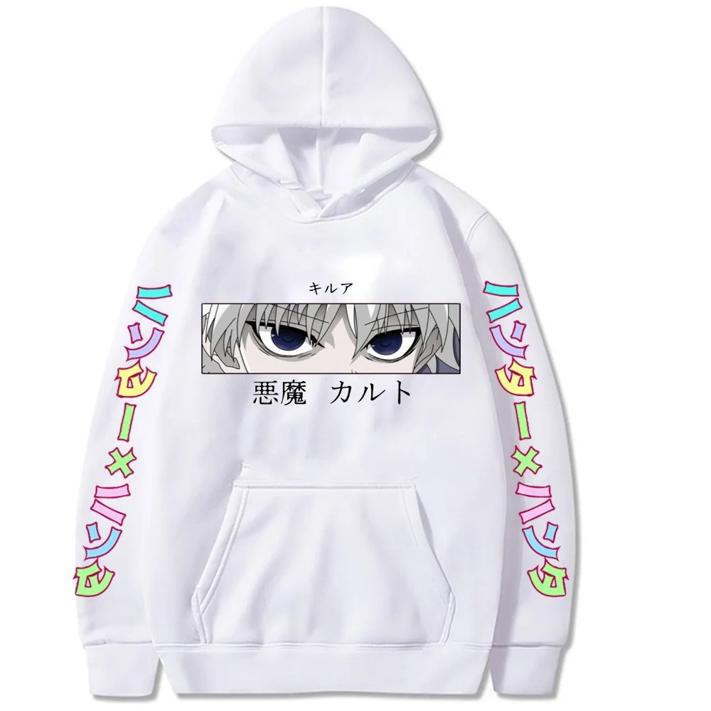 

2021 New Anime Honter X Honter Killua Leorio Kurapika Gon Hisoka Pullover Hoodie Streetswear Tops