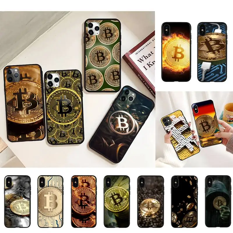 Чехол для телефона с надписью I Love Accept Биткоин iphone 13 8 7 6 6S Plus 5 5S SE 2020 12pro max XR X XS MAX 11