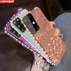 Блестящий чехол со стразами для Samsung Galaxy A42 A51 A71 A01 A11 A31 A41 M21 M31 M31S M30S M51 A 51 71 5G, мягкий блестящий чехол из ТПУ