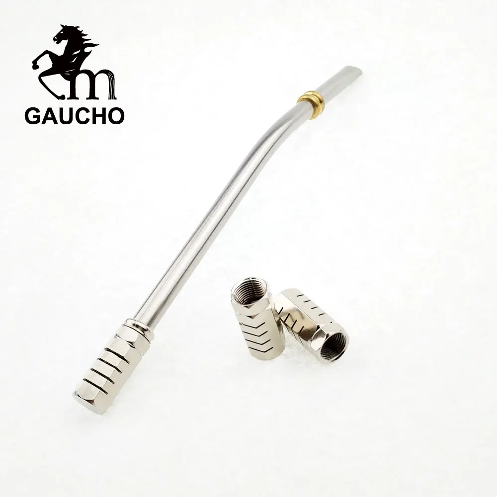 50 шт./лот Gaucho Yerba Mate Straw Bombilla 17 см изогнутый многоразовый со съемным шестигранным
