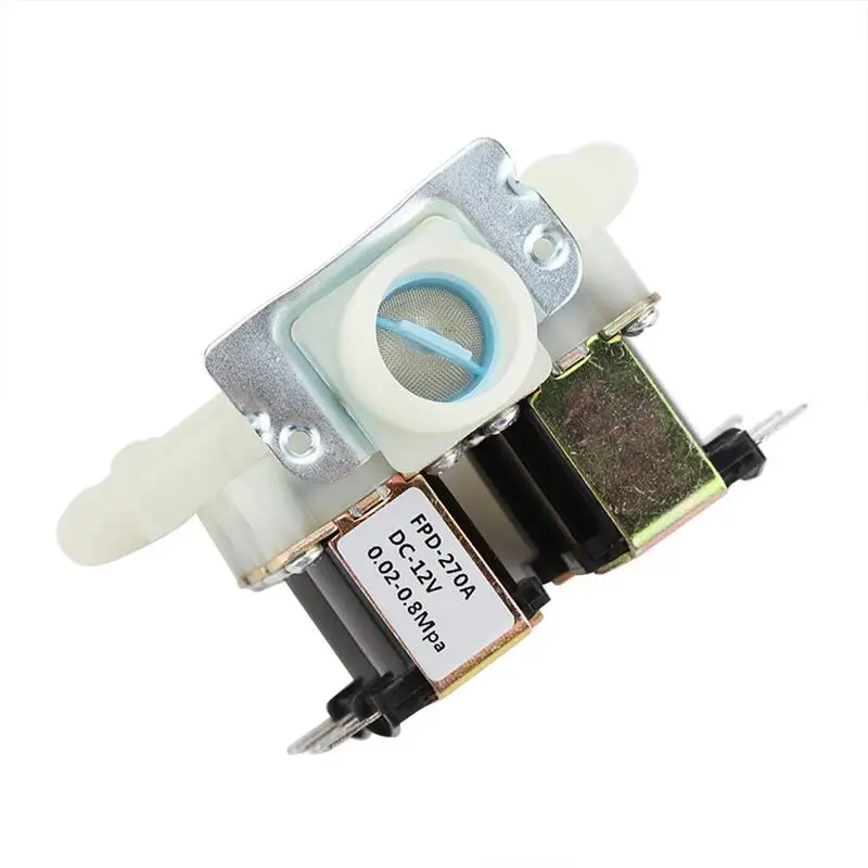 

Solenoid Valve 1 in 4 Out Water Inlet Valve Electromagnetic Valve Normally Closed Water Drain Valve Electric Control