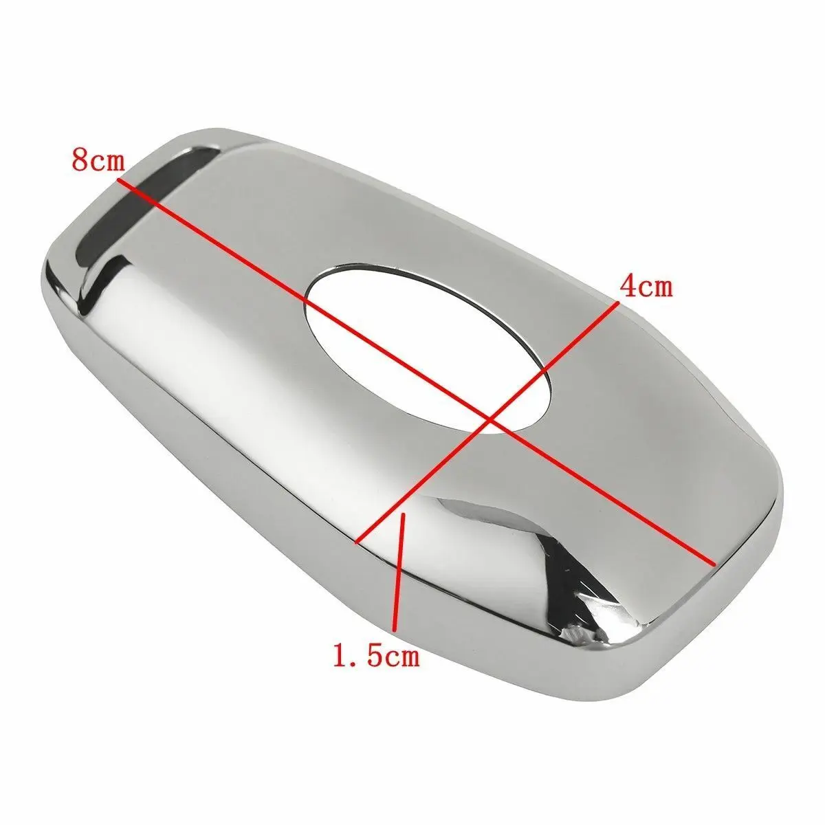 Серебристый защитный чехол для ключа из ТПУ подходит удаленного Ford Fusion Explorer