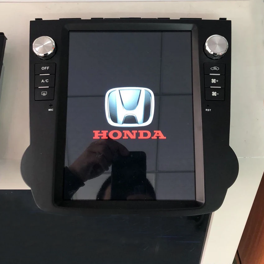 Tesla screen For Honda CR-V CRV 2007 2008 2009 2010 2011 Car Android Multimedia Player 10.4 inch Radio stereo Audio GPS | Автомобили и