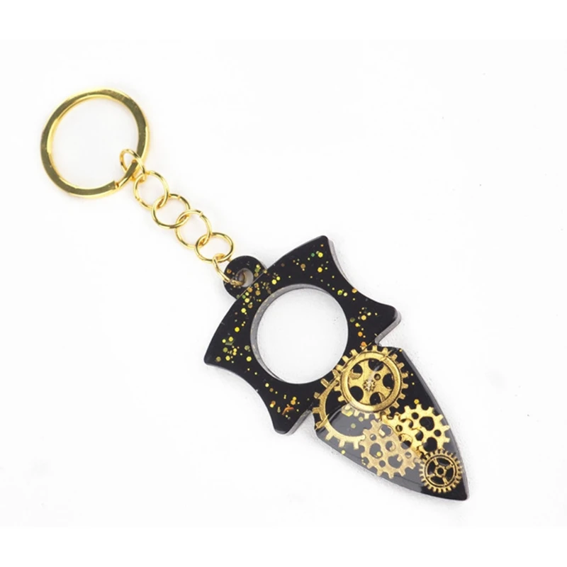 

Crystal Epoxy Resin Mold Defense Small Knife Silicone Mould DIY Crafts Making Tool