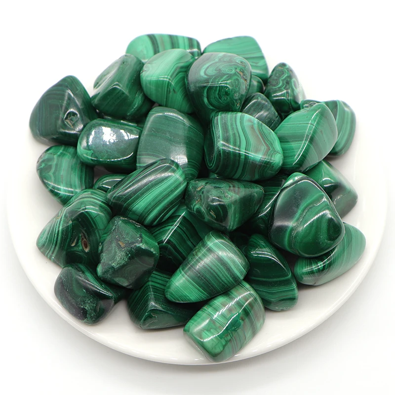 Natural Malachite Turquoise Quartz Crystals And Healing Stones Tumbled Bulk Mineral Specime Gemstones Home Aquarium Decoration images - 6