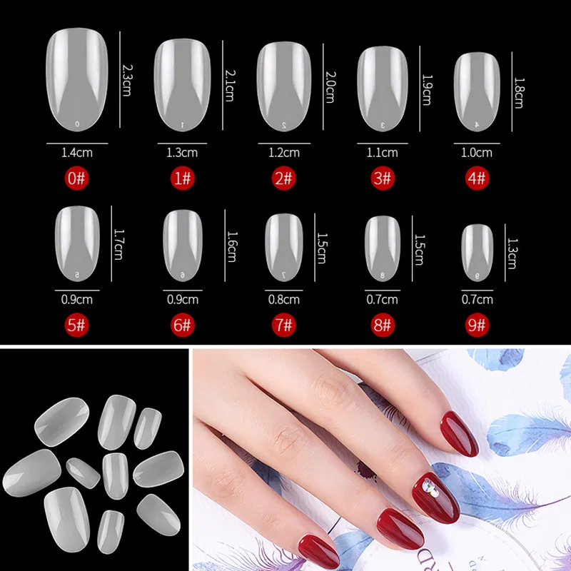 2019 Hot Sale 500pcs/bag Fake Nails Half-stick Piece Square Shaped New Fashion Women Girl Comfort Durable Fit J3 | Красота и здоровье