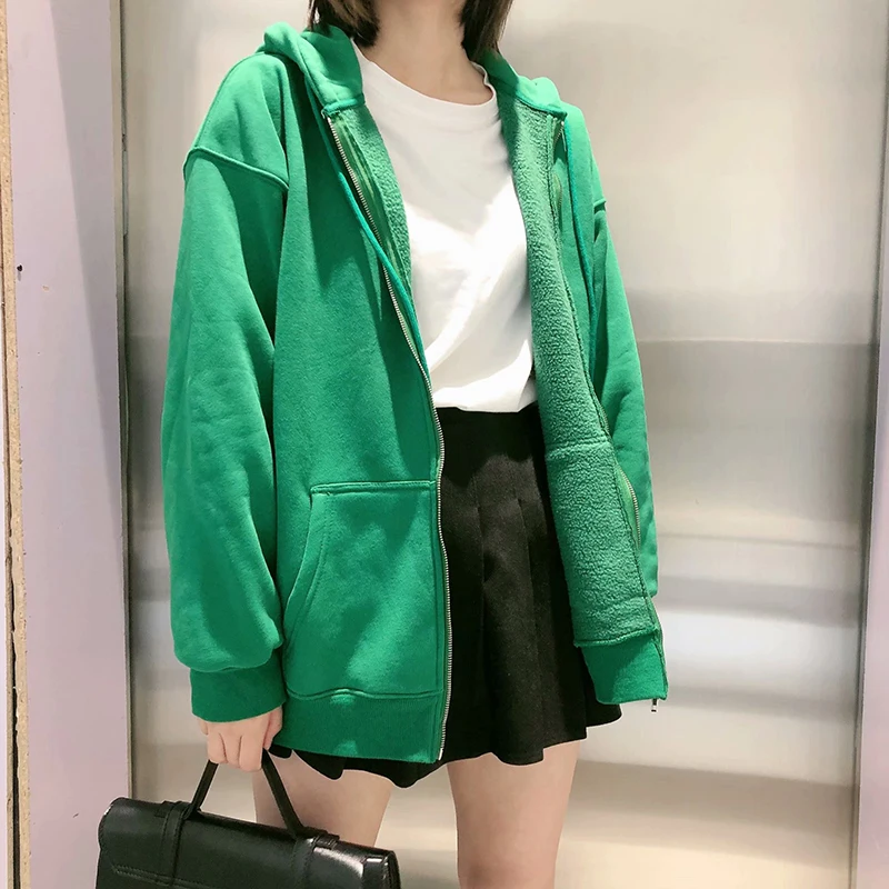 Куртка с капюшоном для девушек свободного покроя | Женская одежда