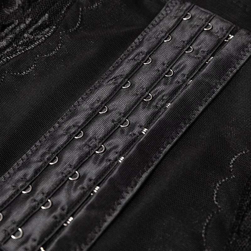

Retro palace style double-layer plastic waist shorts
