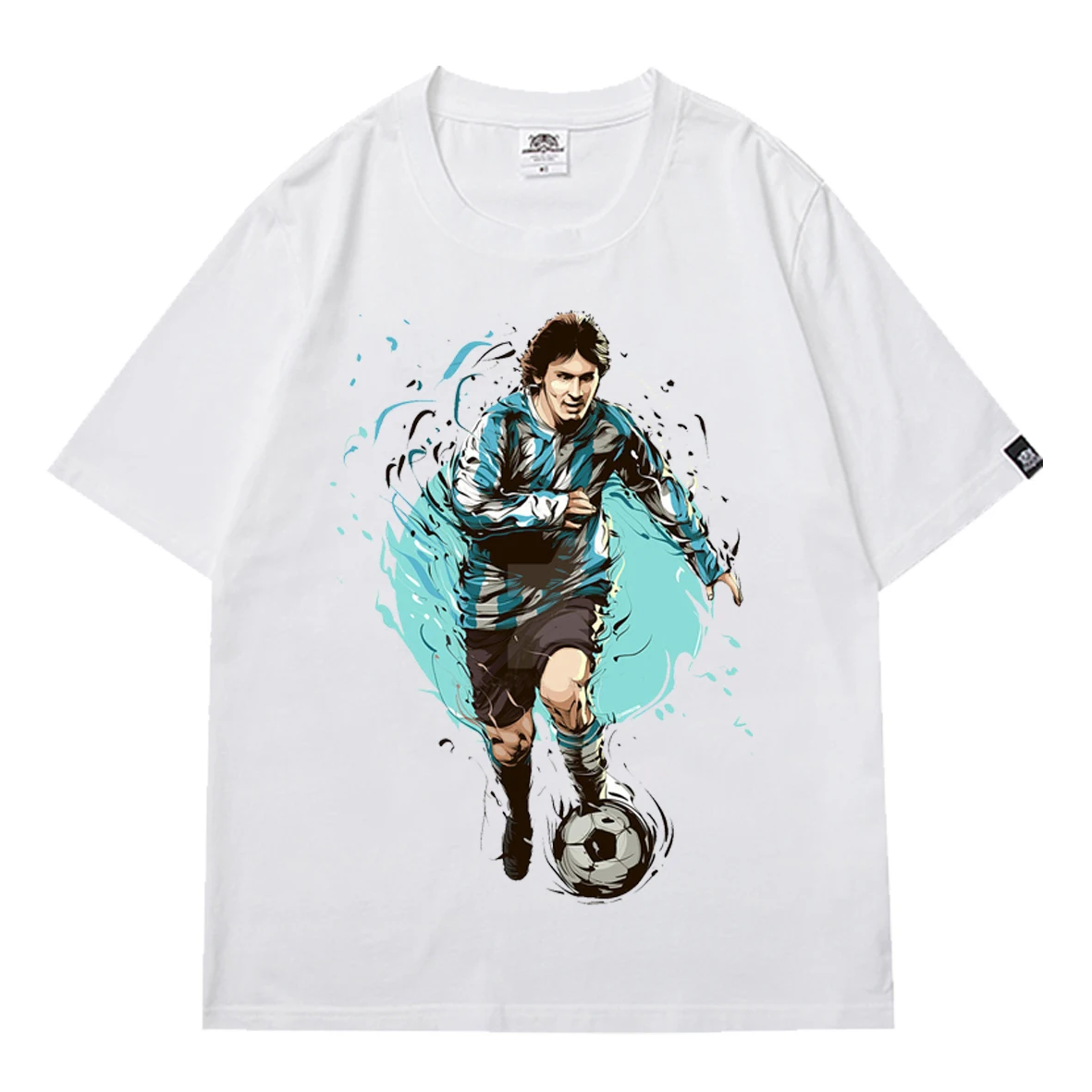

Messi Cool Print Women's T-shirt Summer Oversized T-shirt Female Short Sleeve Girls Harajuku Loose Casual Graphic Tee Tops