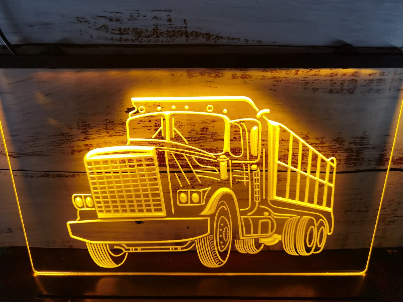 I937 самосвал автомобиль дисплей бар новый подарок светодиодная неоновая