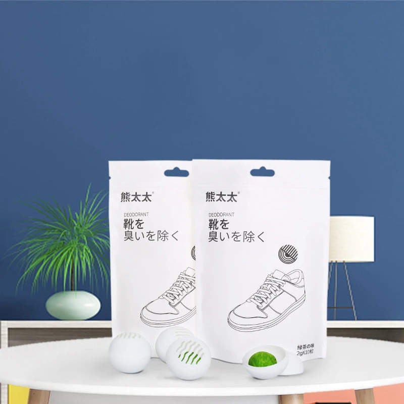 

6/10 Pcs Deodorizer And Freshener Balls For Shoes Tea Fragrance Essential Foot Care Accessory Everyday Footwear Scent Fresh Ball