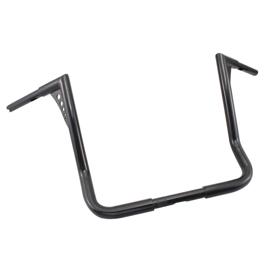 Черный 16 &quotRise Ape вешалка Руль управления для Harley Touring Electra Glide Dressers Baggers 82-Up Fat Bar 1&quot