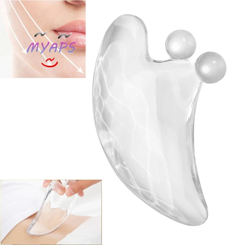 

Face Lift Massage Body Slimming Crystal Gua Sha Scraper Board Beauty Care Tools