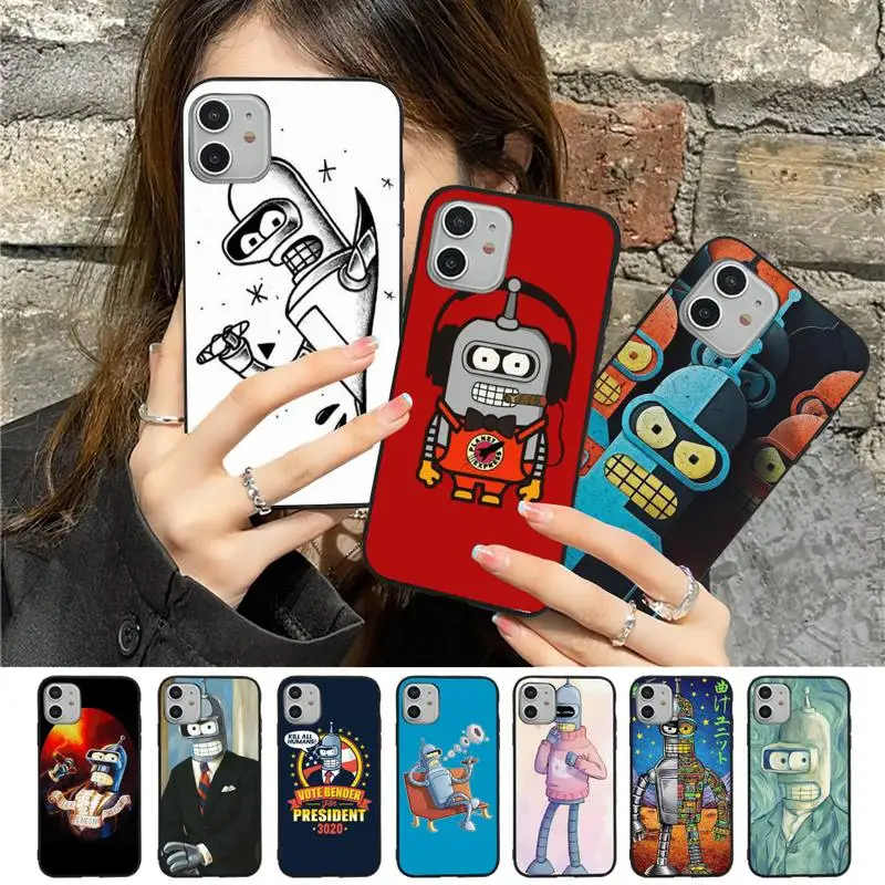 

Cute Futuramas for Kid Phone Case For iPhone 13 11 8 7 6 6S Plus X XS MAX 5 5S SE 2020 XR 11 pro Funda