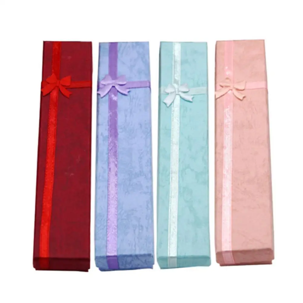 1 шт. Элегантный Бант длинное ожерелье Браслет Дисплей Чехол для хранения