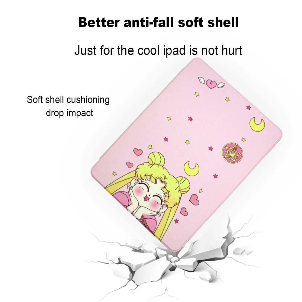 Чехол для планшета со слотом ручки iPad 9 7 дюймов 5/6th Gen 2017 2018 Air 1/2 10 5 3 Pro с функцией