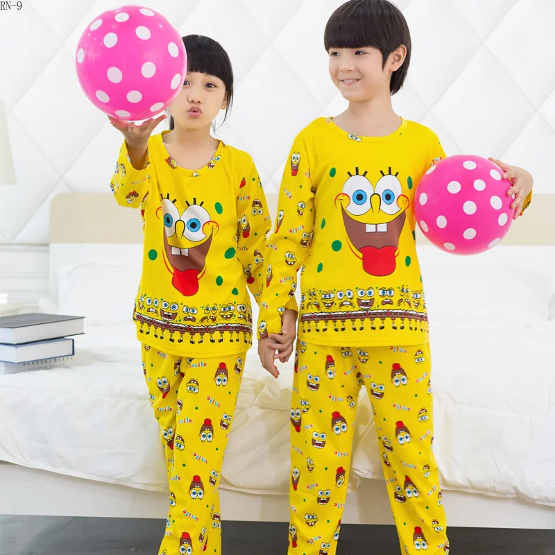 Новинка Оптовая продажа Детские пижамы с длинными рукавами Пижамный костюм для