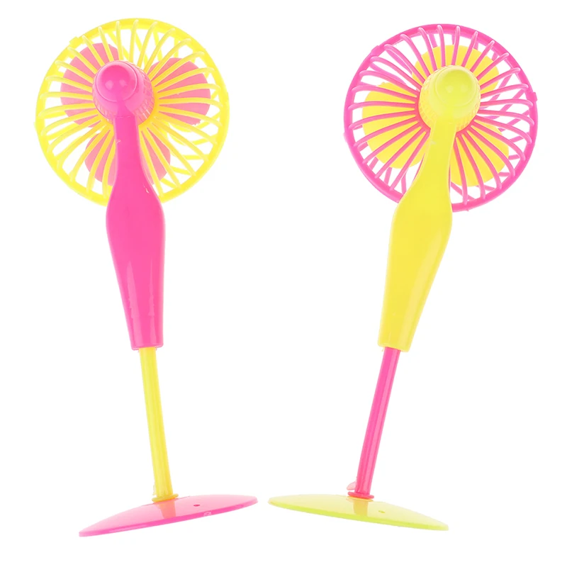 

Mini Plastic Fan Doll Accessories Doll Furniture Dollhouse For Barbie Dolls Girl Toys Gift
