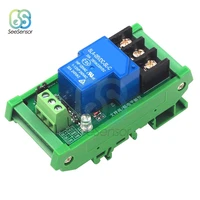 5v 12v 24v one 1 channel relay module 30a with optocoupler isolation supports highlow level trigger with guide rail