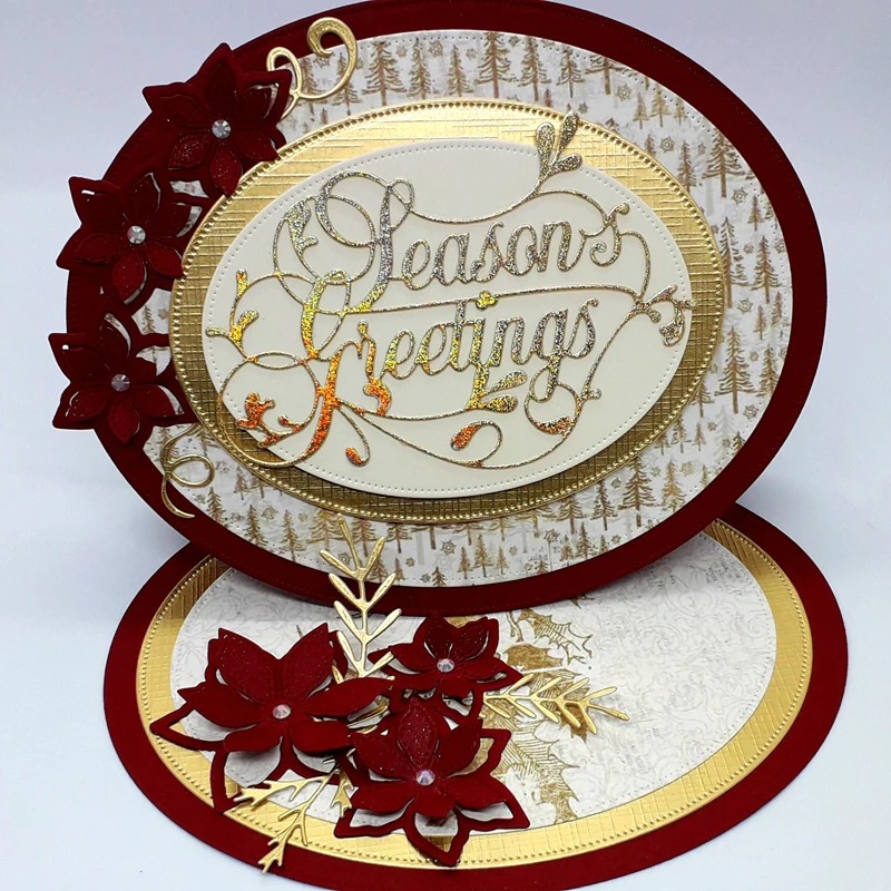 4 набор большой Трафаретный вырубной штамп пирсинг прямоугольник квадратная