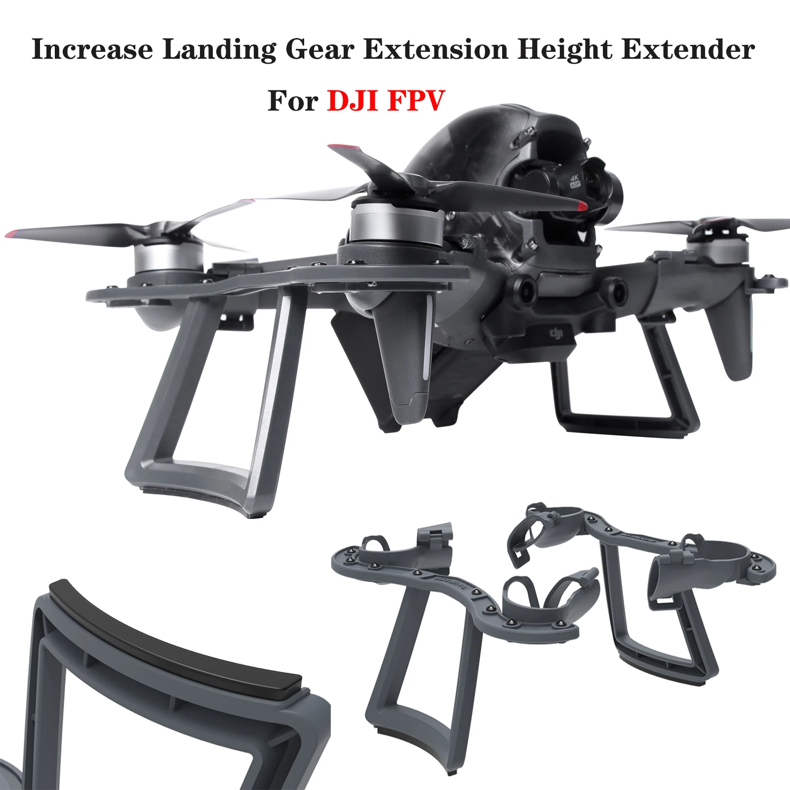 

28mm Increase Landing Gear Extension Height Extender For DJI FPV Quick-release Landing Gear Anti-knock ​Landing Gear accessorie
