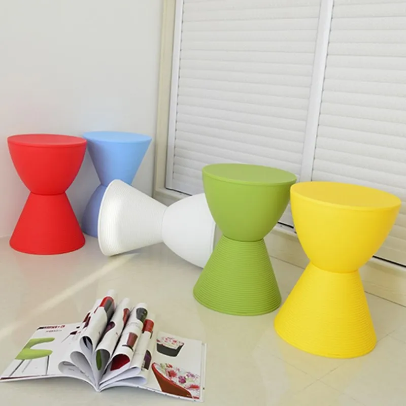 Пластиковая табуретка хранения экономический стулья для надевания обуви