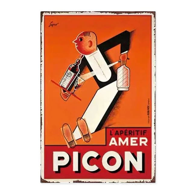 

Ice Drinks/Beer/Wine/Mentos Tin Painting Art Poster Antique Metal Signs Bar Pub Club Home Decorative Retro Wall Decor