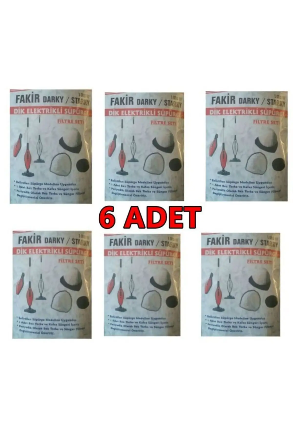 

MHK Parts Darky not Frequently Vacuum Cleaner Dust Bag 6 Pcs