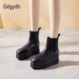 Image for Gdgydh Spring Autumn Women Ankle Boots Fashion Poi 