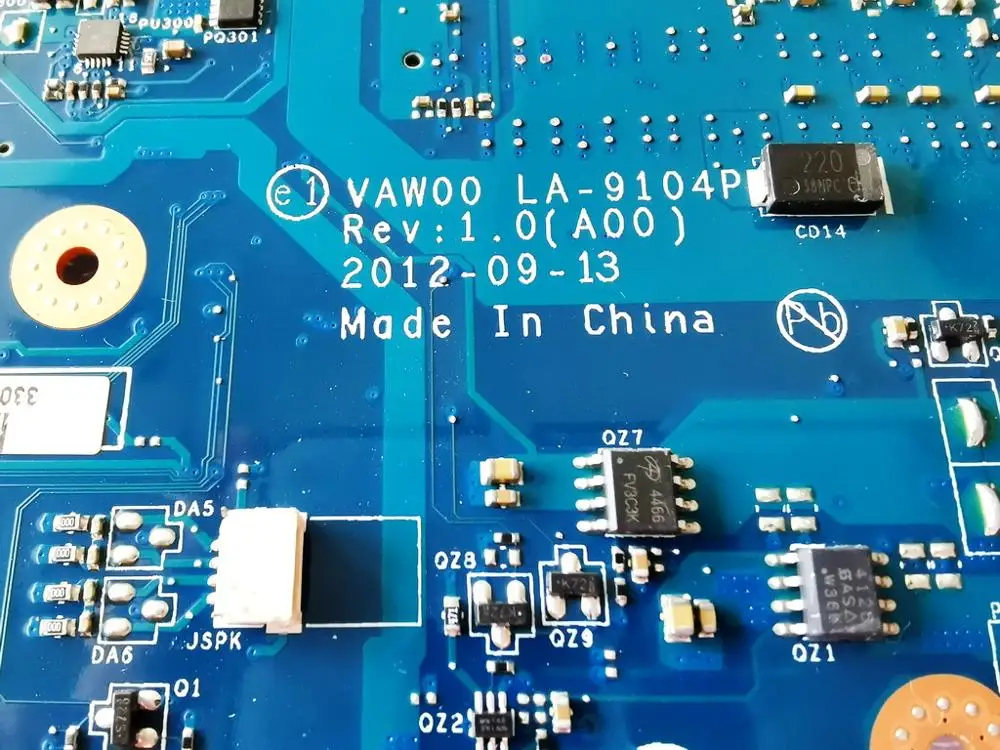 Оригинальная материнская плата для ноутбука DELL 3521 1017U VAW00 LA 9104P протестирована