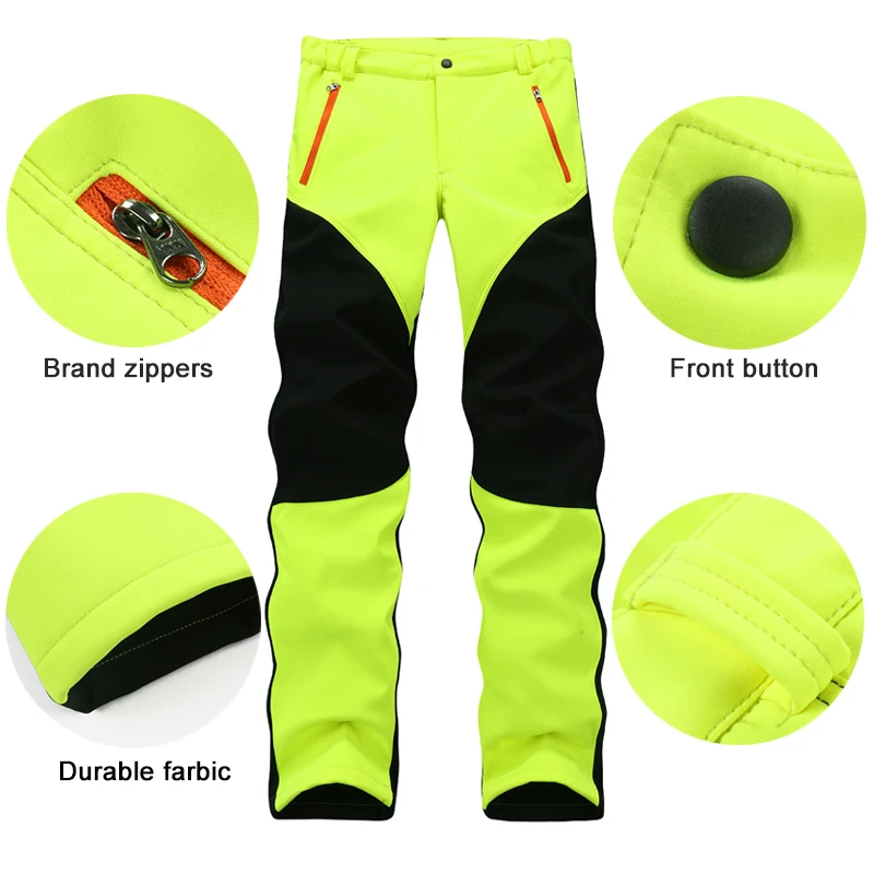 Летние водонепроницаемые мужские брюки с мягкой оболочкой походные