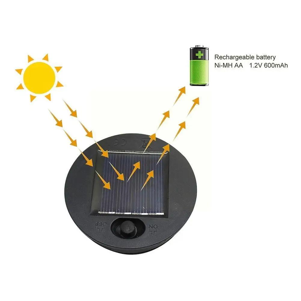 1 шт. коробка для хранения батарей наружного газона двора покрытого под