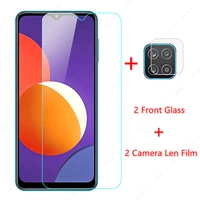 2pcs for samsung galaxy m12 glass for samsung galaxy m12 tempered glass protective film screen protector hd camera len film