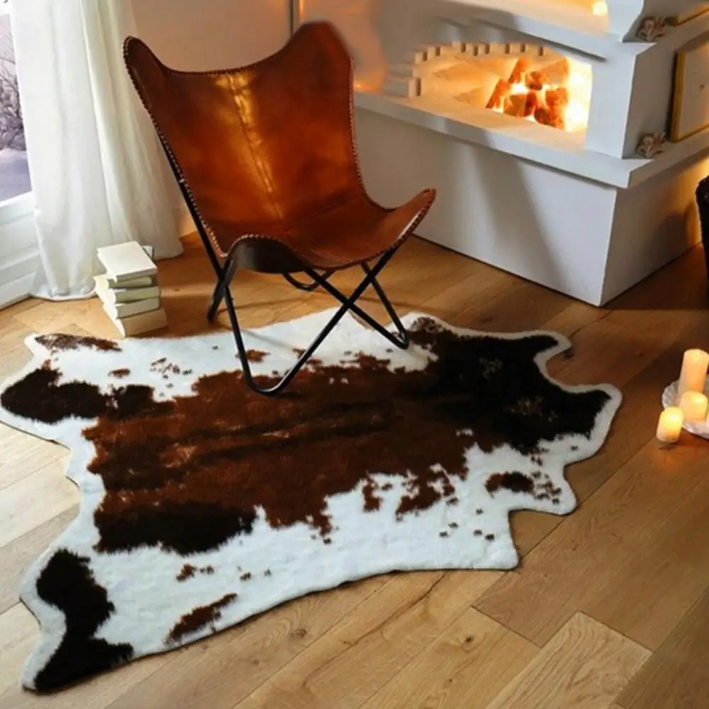 

Cow Tiger Print Area Rug Non-slip Carpet Bedroom Office Livingroom Floor Mat Home Textile Carpet Christmas decorations for home