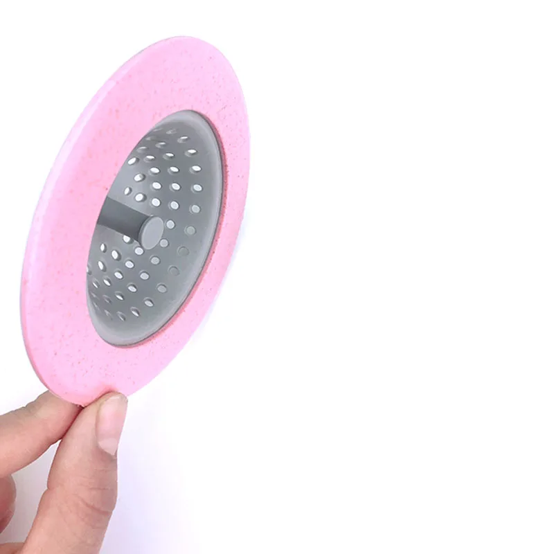 1 шт. Раковина Ситечко Силикона пшеничной соломы Кухня Ванная комната анти