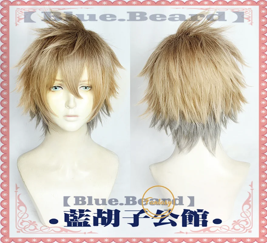 

Парик из крученой страны чудес для косплея Ruggie, коричневые короткие термостойкие синтетические волосы, парик + бесплатная шапочка для парик...