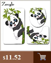 Zeegle 3pcs Bathroom Mat Set Anti-slip Bathroom Floor Mats Lid Toilet Cover Microfiber Bath Mat Bathroom Rug and Toilet Mat Sets